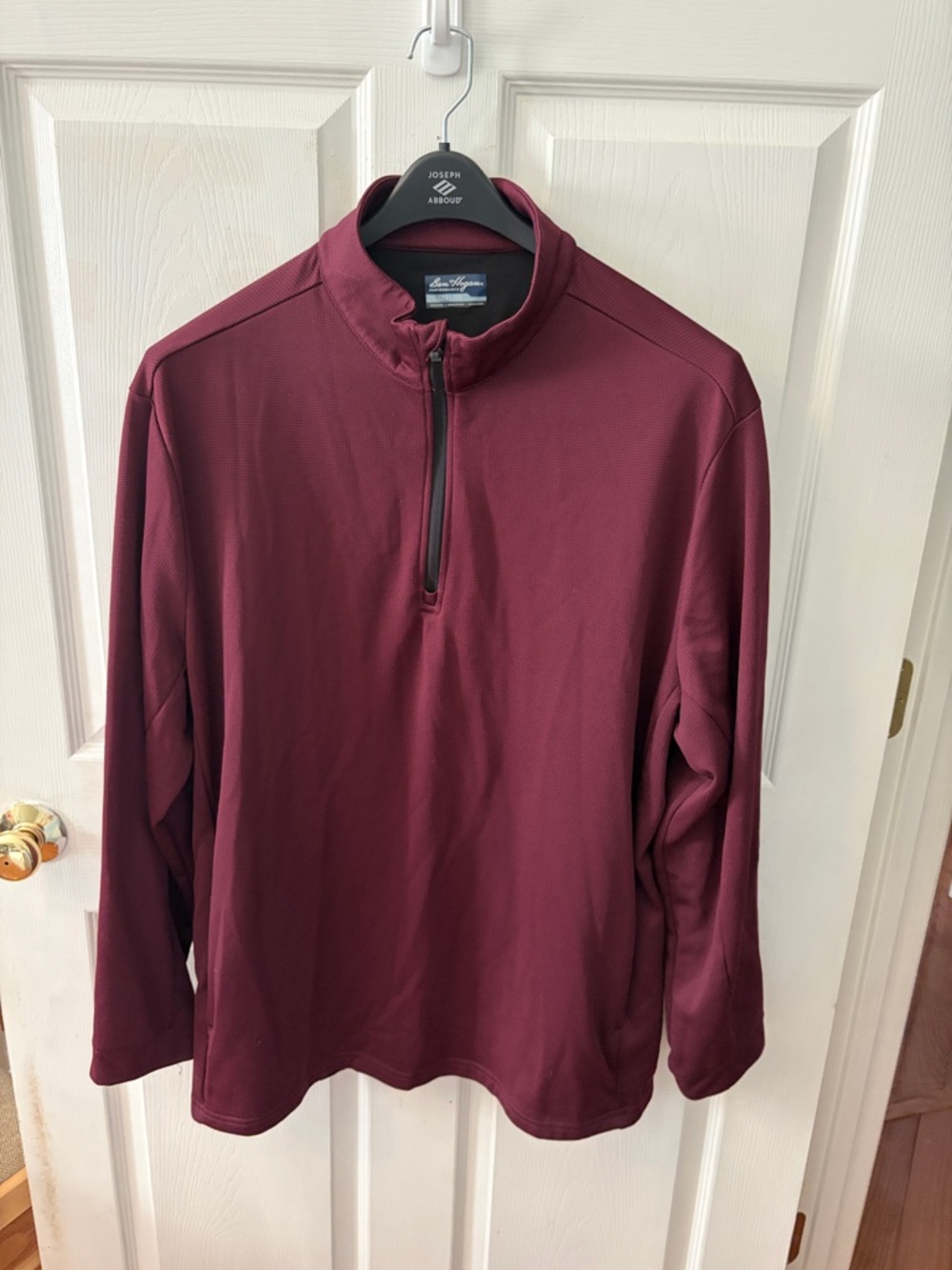 Hogan Men's Quarter-Zip Pullover in Burgundy